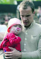 Robert Enke mit Tochter Lara